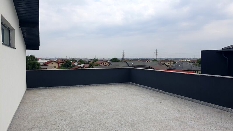 Atomistilor, Magurele, penthouse cu terasa de 75 mp mobilat si utilat nou
